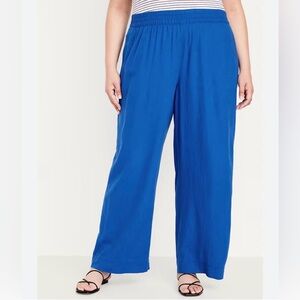 Old Navy (XXL) Wide-Leg + Comfort Band Pants Blue